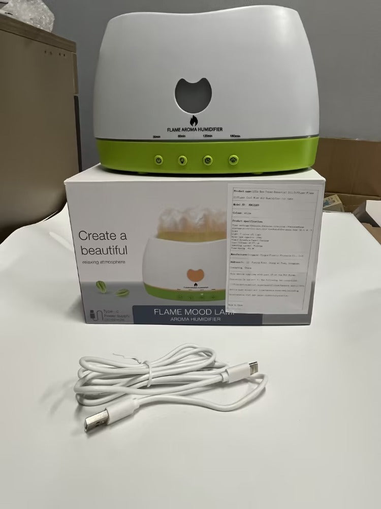 Flame Glow Aroma Diffuser — U.S. Warehouse